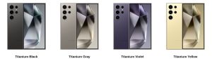 Samsung Galaxy S24 Ultra - front and back view, brand new