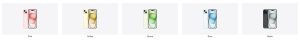 Apple iPhone 15 Plus all colours - Black, Pink, Yellow, Green, Blue, brand new