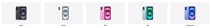 iPhone 16 Plus all colours