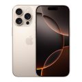 Apple iPhone 16 Pro in Desert Titanium - front and back view, brand new