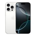 Apple iPhone 16 Pro in White Titanium - front and back view, brand new