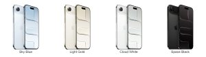 iPhone 17 Air all colours