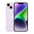 Apple iPhone 14 in Purple - front and back view, brand new