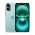Apple iPhone 16 in Teal - front and back view, brand new