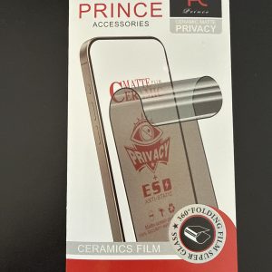 Ceramic Matte Privacy Screen Guard - Prince packaging