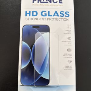 Clear Tempered Glass Screen Guard - HD five layer protection - Prince packaging