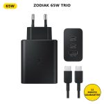 Zodiak 65W Trio USB-C and USB-A Fast Charger packaging